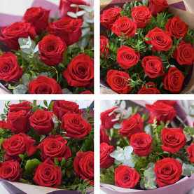 Valentine's Day Luxury 12 Red Roses