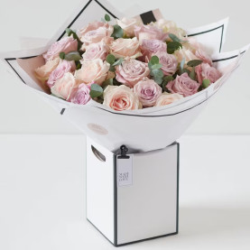 Beautifully Simple Luxury Pink Rose Bouquet