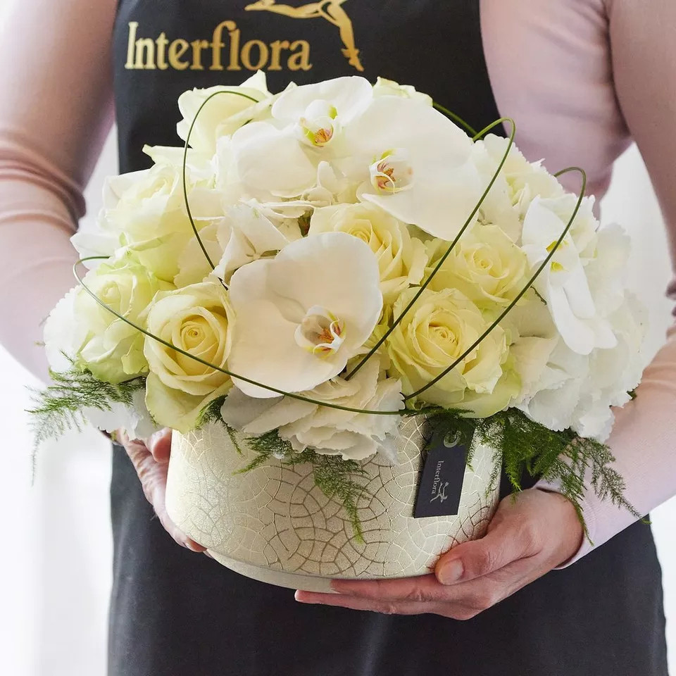 Arrangement made with the finest flowers