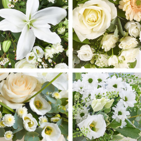 Neutral Bouquet in a Vase