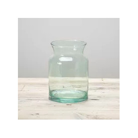 Recycled Slim Neck Glass Vase